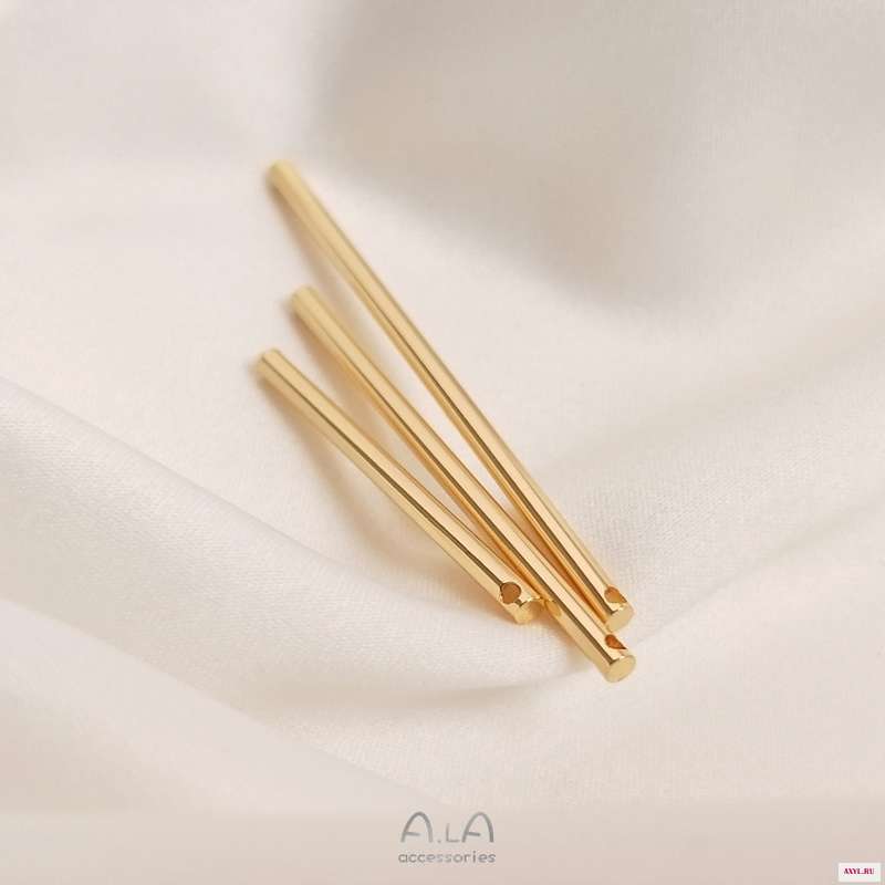 Никогда не выцветает 14K покрыто пакет браслет напульсник Настоящее золото буровая круглая прямые волосы