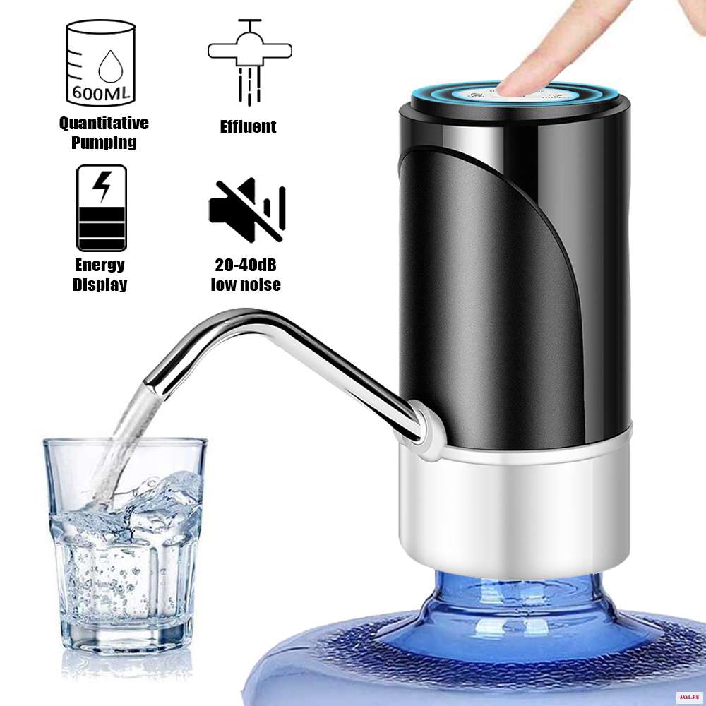 2 5 галлонов насос для бутылки воды Usb зарядка автоматический питьевой баррелевый водяной портативный