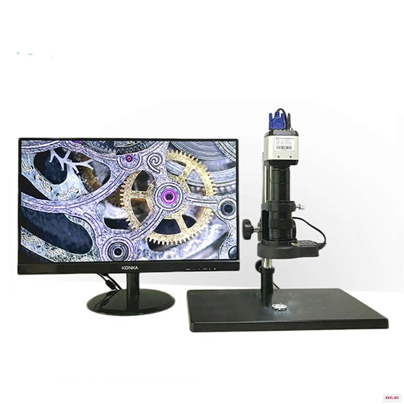 HDMI HD USB TF монокулярный микроскоп цифровой объектив камеры + 56 светодиодный кольцевой светильник для ремонта