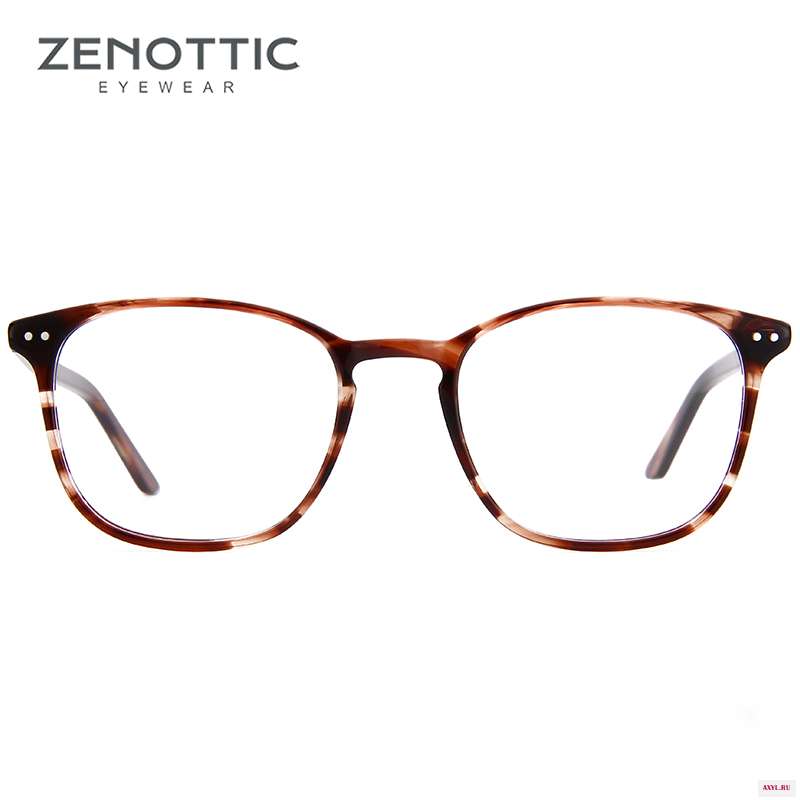 Очки ZENOTTIC в ретро стиле для мужчин и женщин оптические аксессуары коррекции миопии с ацетатной оправой
