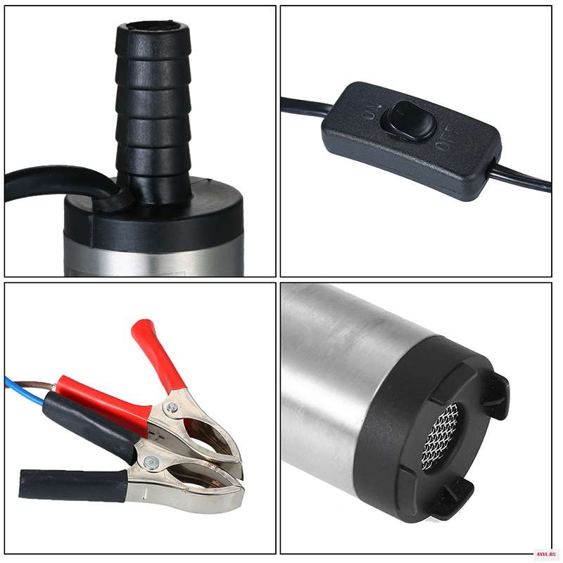 Электрический погружной масляный насос 12 л/мин В 24 постоянного тока для передачи дизельного и керосинового