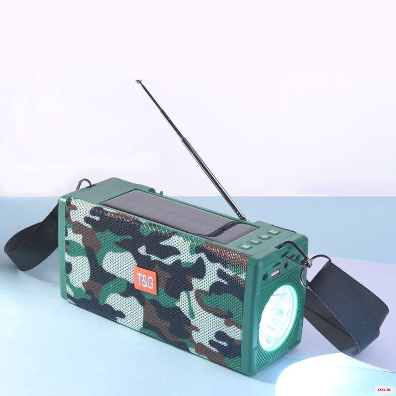 Новинка 2020 г. беспроводная уличная многофункциональная FM радио TG188 с солнечной зарядкой стерео bluetooth Колонка