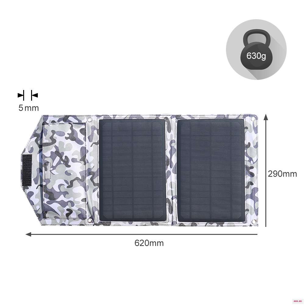 Солнечное зарядное устройство usb 14W 21W 5v складной Портативный солнечное на 5V Мощность банк планшетный ПК MP3 4