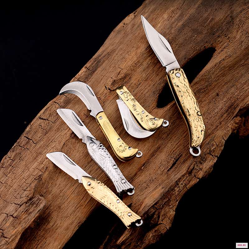 Канцелярский мини-нож для открывания писем складной портативный - Цена: 94,67 - 126,01 руб.