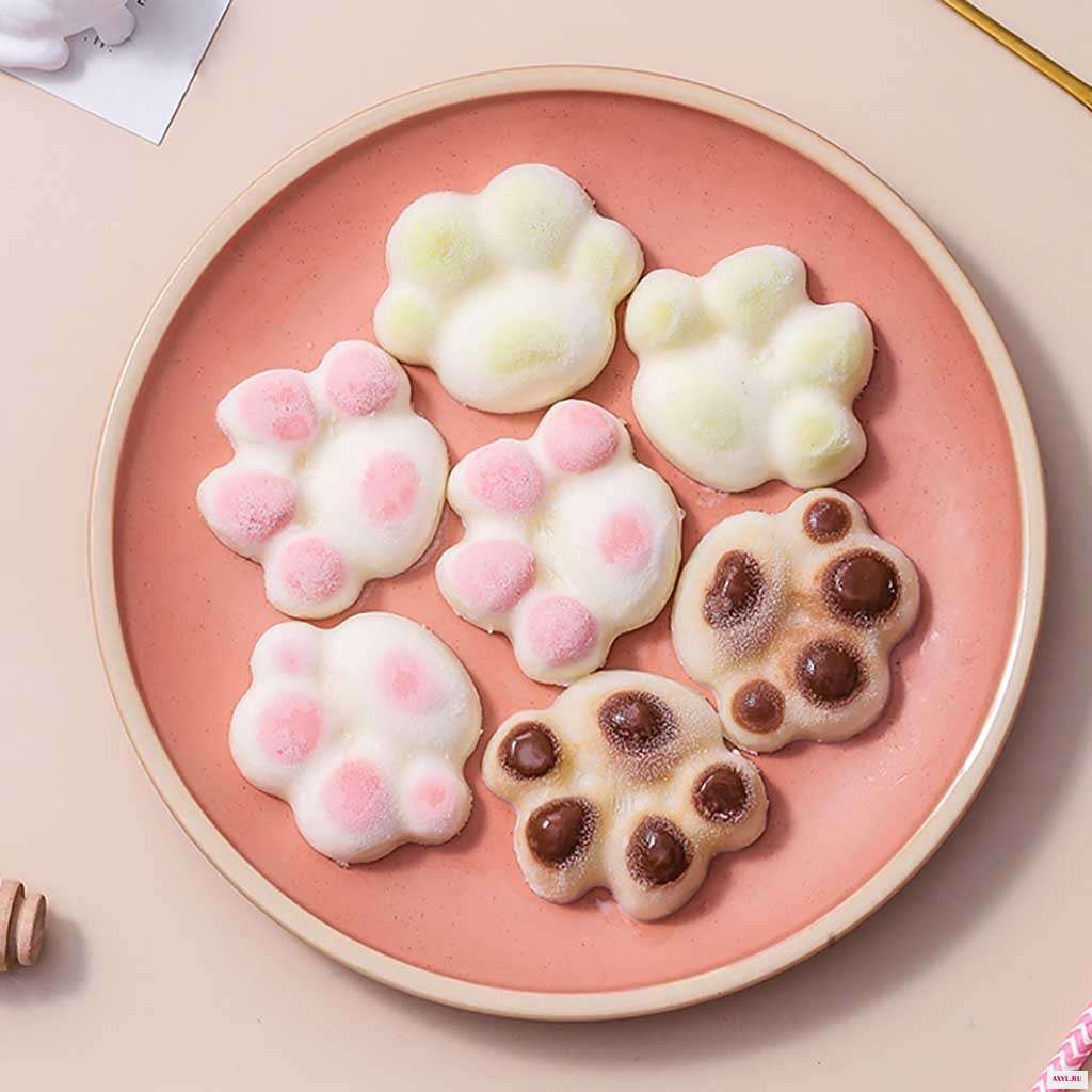 Форма для мороженого Cat Paw силиконовая форма многоразовый поднос кубика льда форма| |