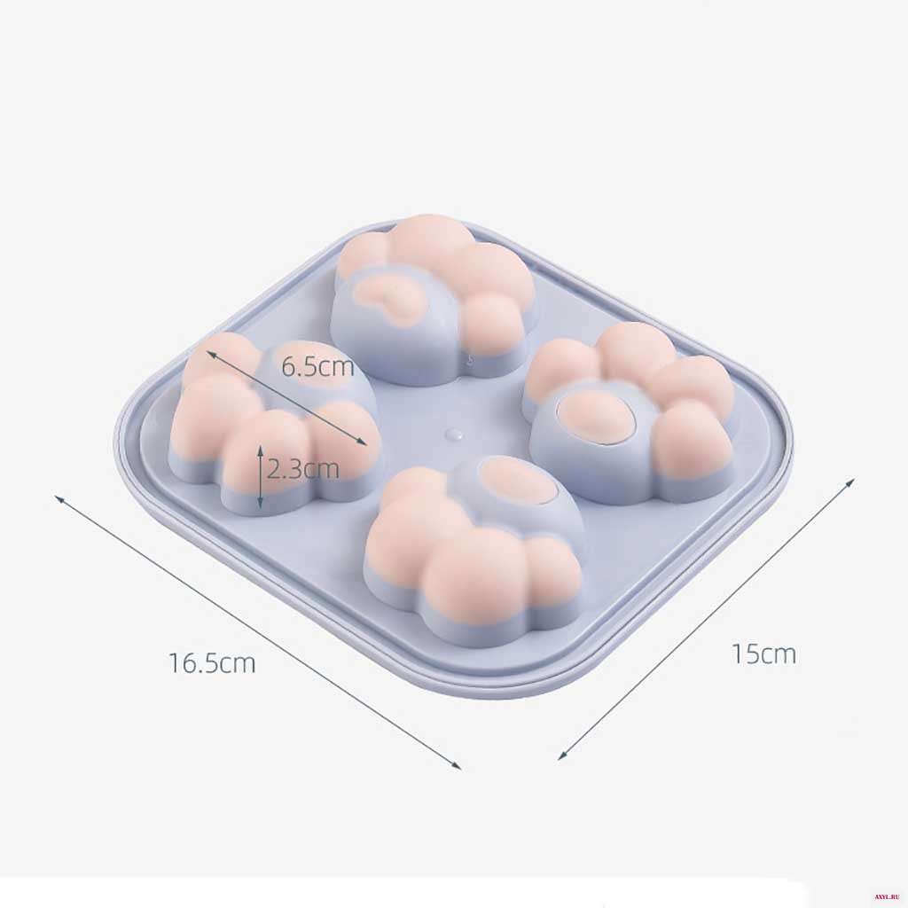 Форма для мороженого Cat Paw силиконовая форма многоразовый поднос кубика льда форма| |