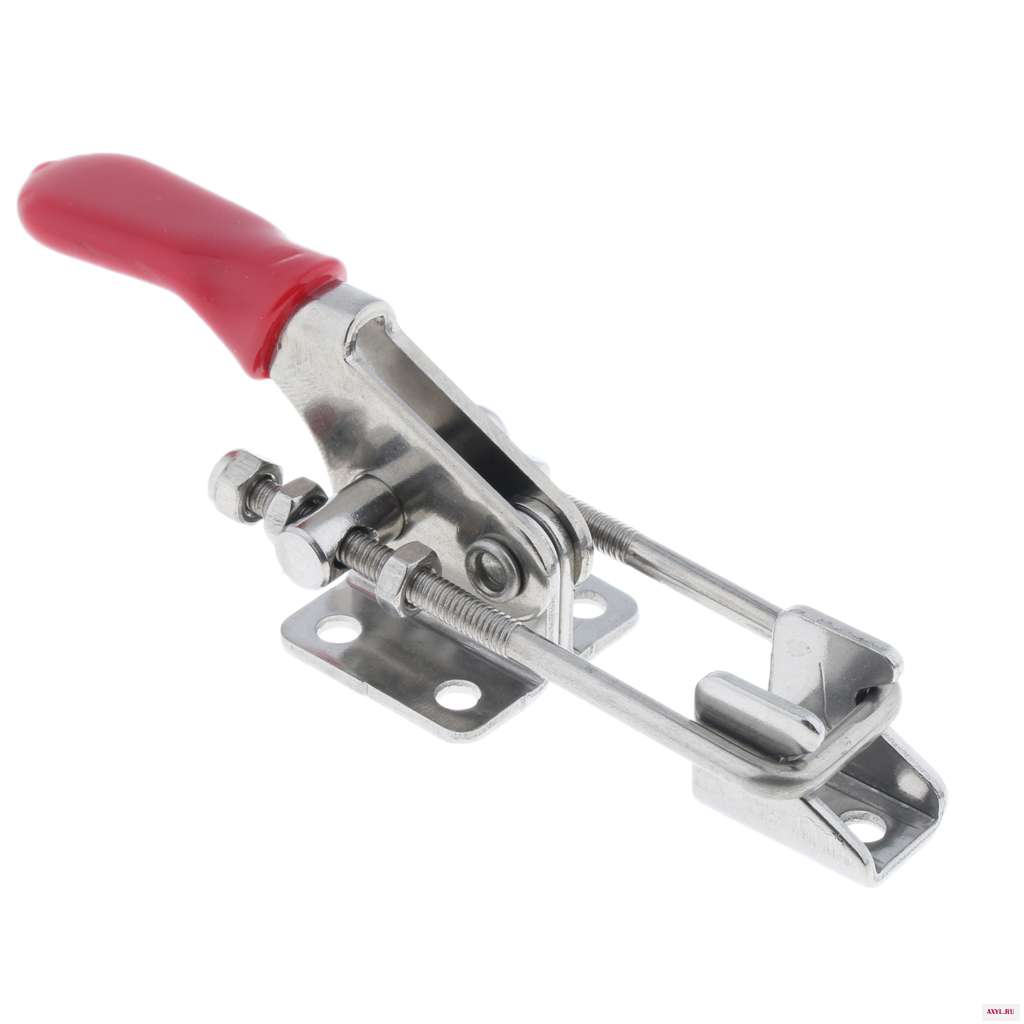 374lbs Capacity Heavy Duty 304 Stainless Steel Adjustable Latch U Bolt Self-lock Toggle Clamp