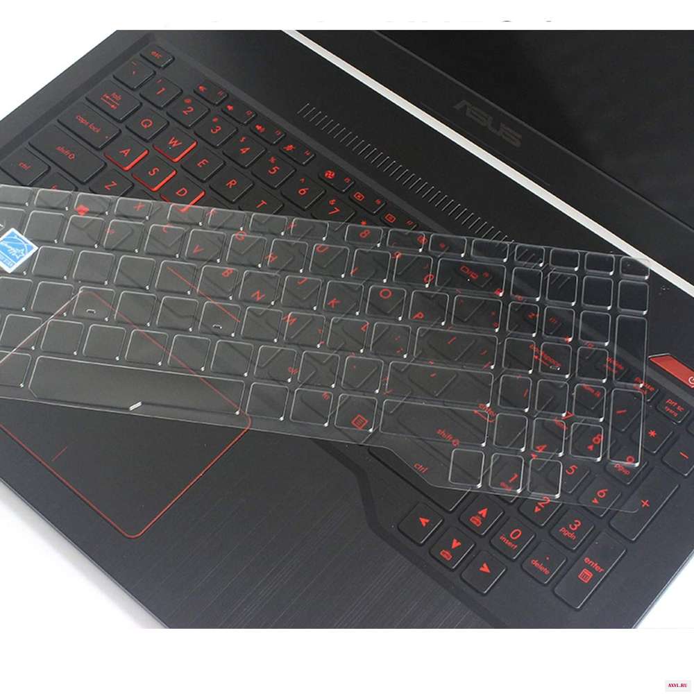 Прозрачный чехол для клавиатуры ASUS TUF Gaming FX504 FX503 FX86 FX80 FX63 FX505 ТПУ защитный защита от пыли настоящий