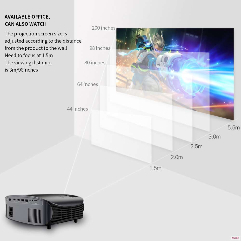 Проектор LEJIADA YG600 HD поддержка Full 1080P YG610 домашний кинотеатр HDMI VGA USB видео Портативный светодиодный проектор| |