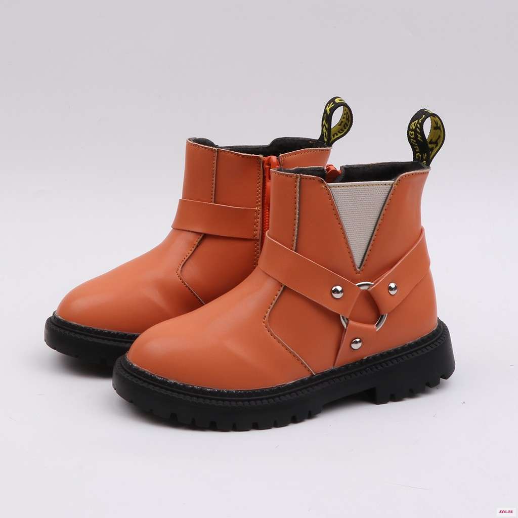 Children boots Infant Kids Baby Girls Boys Zipper Short Boots Soft Sole Booties Casual Shoes Charming Solid Rubber | - Цена: 
