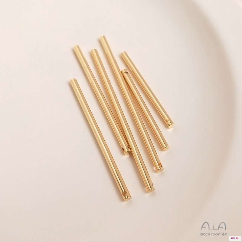 Никогда не выцветает 14K покрыто пакет браслет напульсник Настоящее золото буровая круглая прямые волосы