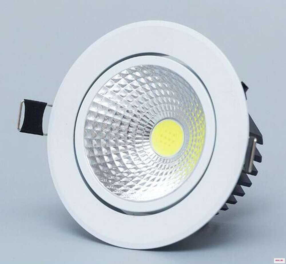 Dimmable светодиодный светильник COB Потолочный Точечный 5 Вт 7 9 12 AC85 265V потолочный встраиваемый ing Внутреннее