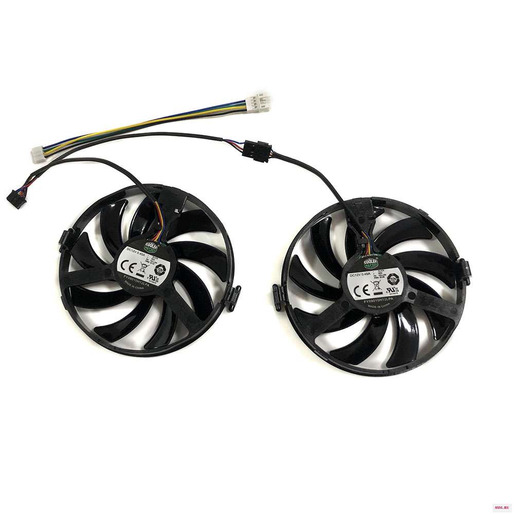 XFX R9 380X R7 370 GPU VGA Cooler FY09010H12LPB/A FDC10H12S9 C охлаждающий вентилятор для Radeon Grahics Card в качестве
