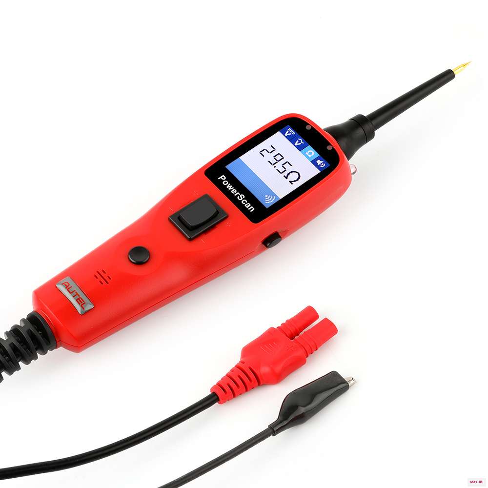 Autel PowerScan PS100 авто электрическая схема AVO метр тестер автомобильной цепи встроенный фонарик для 12 24 В