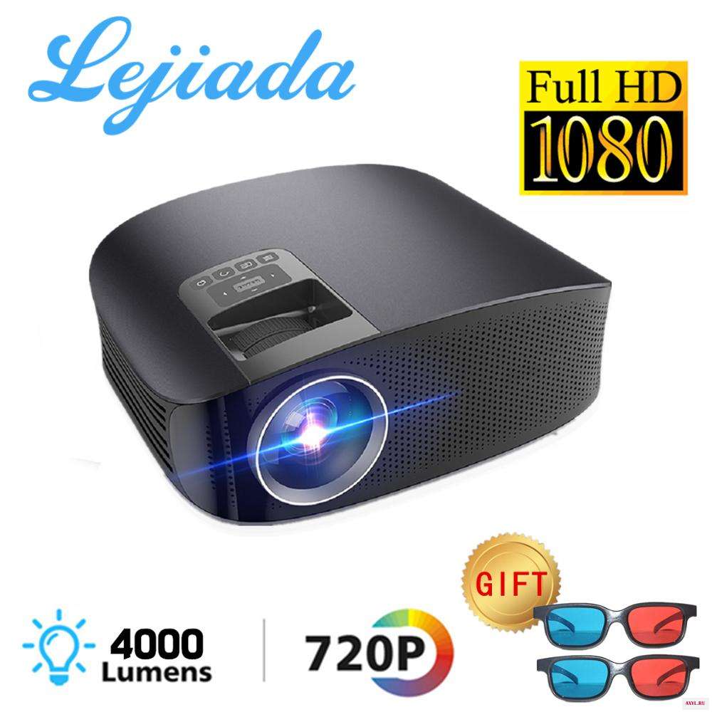 Проектор LEJIADA YG600 HD поддержка Full 1080P YG610 домашний кинотеатр HDMI VGA USB видео Портативный светодиодный проектор| |