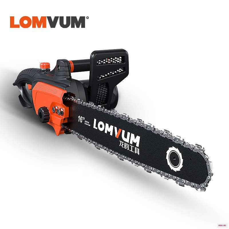 LOMVUM 2600 Вт 16 дюймов цепная пила Электрическая садовые электроинструменты AC 220 В для резки дерева роторная с