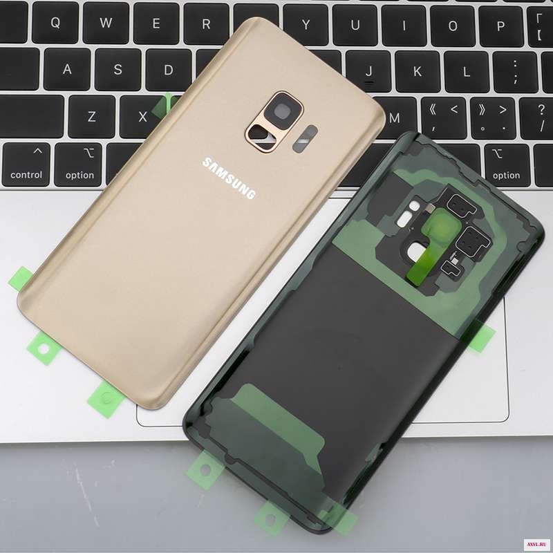 5 8 "оригинальный задний стеклянный корпус чехол для Samsung Galaxy S9 G960F Задняя крышка батареи Дверь объектив