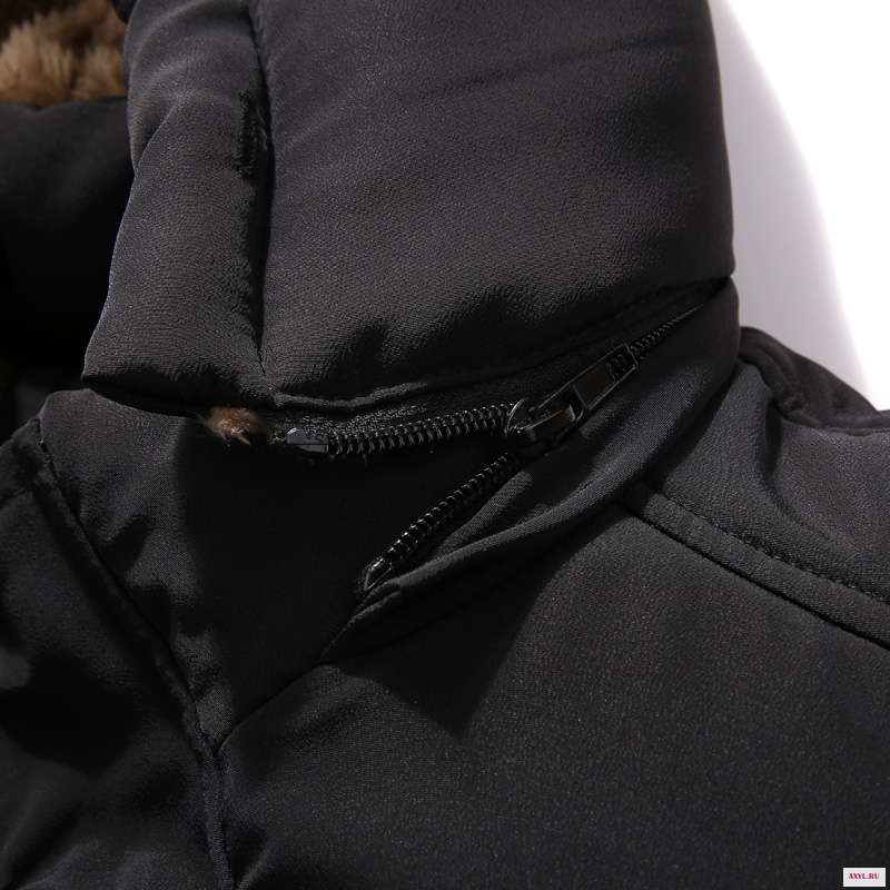 Зимняя Теплая мужская куртка Повседневная Осенняя флисовая длинная верхняя одежда парка с капюшоном и