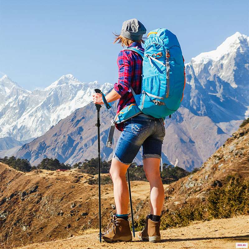 Naturehike новое обновление углеродного волокна трекинговые палки складной регулируемый телескопический