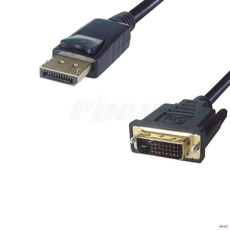 Конвертер порта DisplayPort DP DVI кабели 1 8 м штекер FHD для монитора ПК| |