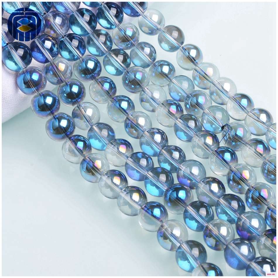 Китайские разноцветные Круглые бусины оптом хрустальный стакан круглый бисер для DIY браслета|Бусины| |
