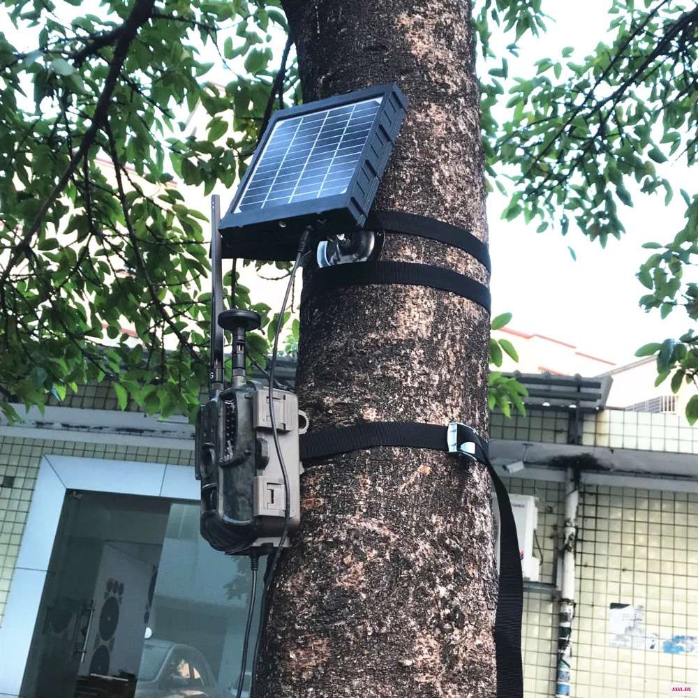 Солнечная панель для охоты 4 г Фотокамера ловушка внешняя батарея солнечное зарядное устройство 3000 мАч
