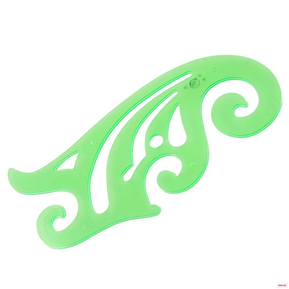 AAAJ Hangtian green 19 см длинный инструмент для рисования неправильная кривая линейная доска|Линейки| |