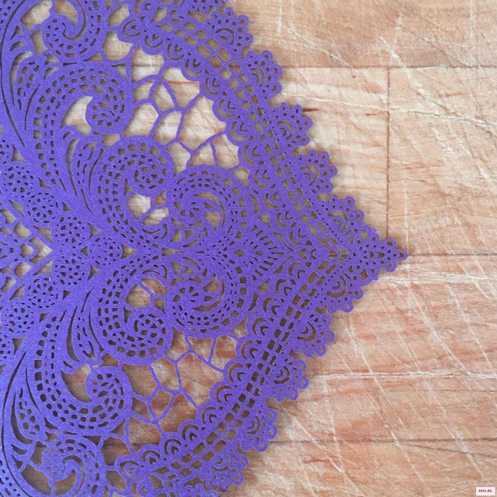 Purple Wedding Invitation