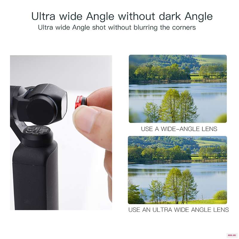 big Wide-angle lens filter Magnetic adsorption mounts for dji osmo Pocket camera Handheld gimbal Accessories 1 (14)