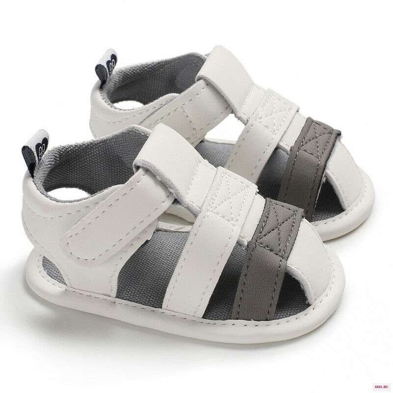 Baby Newborn Soft Crib Sole Leather Shoes Girl Boy Kid Toddler Prewalker Sandals | Мать и - Цена: 212,55 руб.