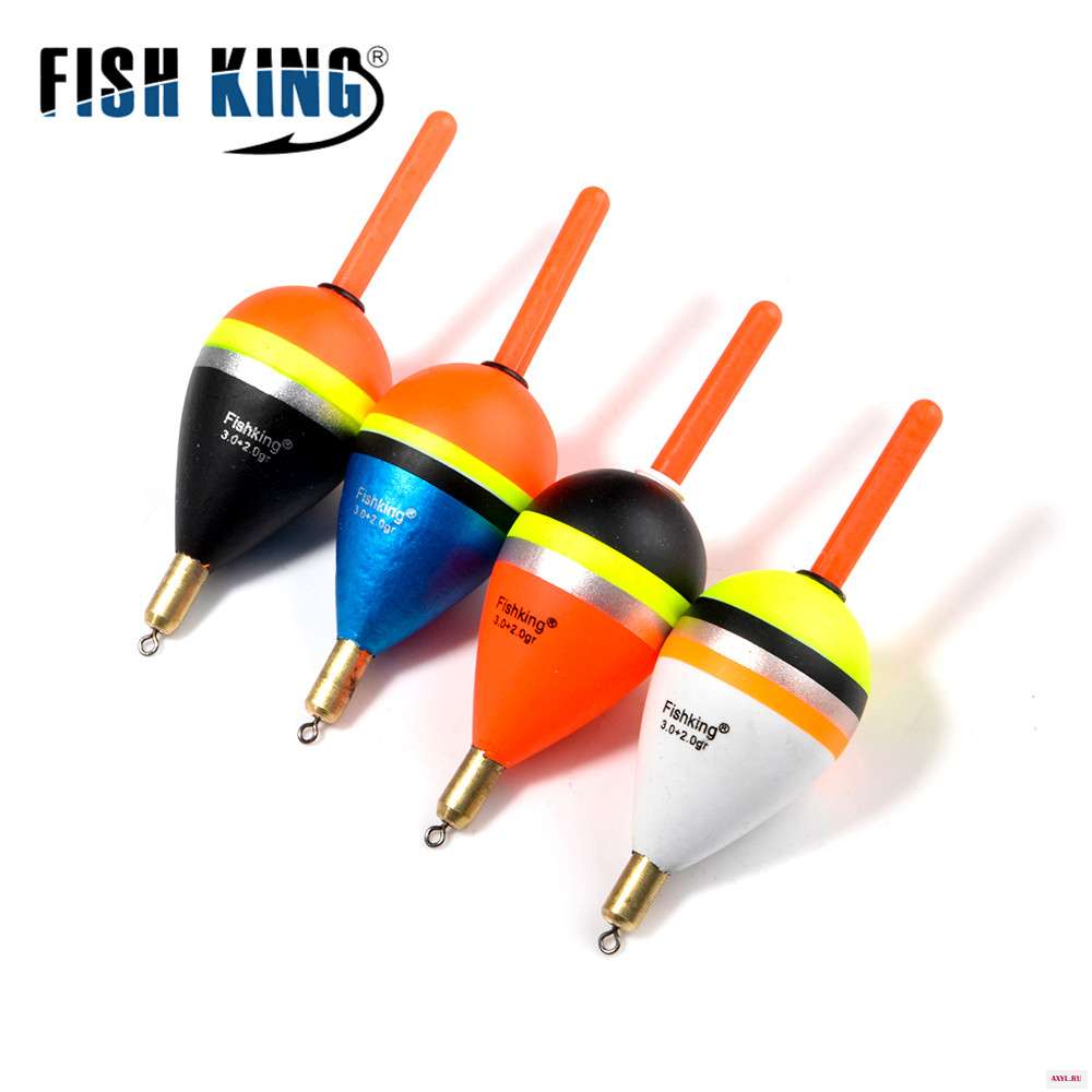 FISH KING 5 шт. разноцветные рыболовные снасти для карпа набор аксессуаров поплавка буй поплавки