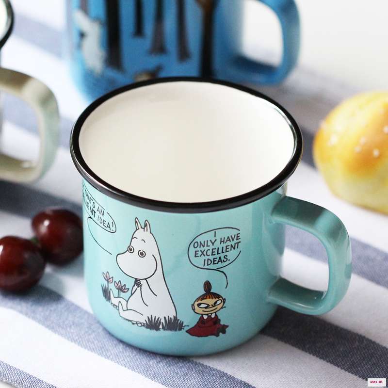 Moomin керамическая чашка для влюбленных подруг подарок на день рождения прекрасный Бегемот маленькая моя