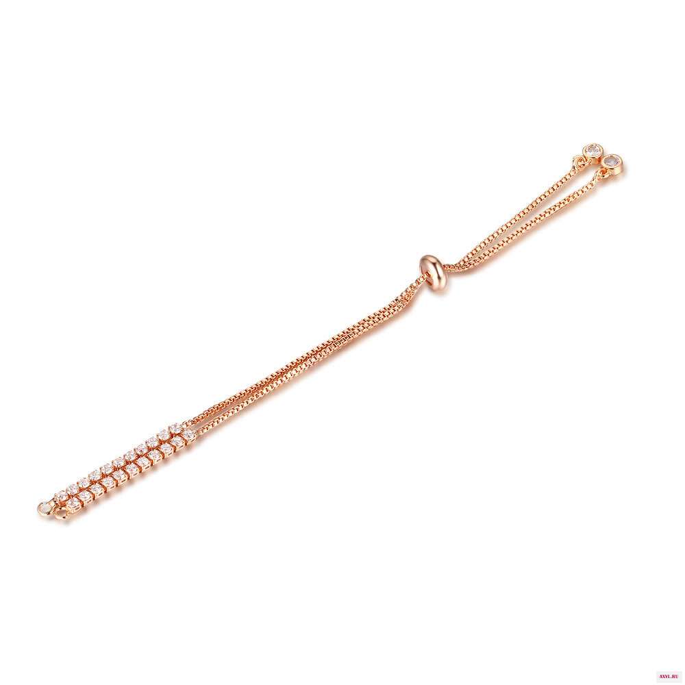 3 шт./лот медный слайдер/скользящая удлинительная цепочка с кубическим цирконием подвески для ювелирных