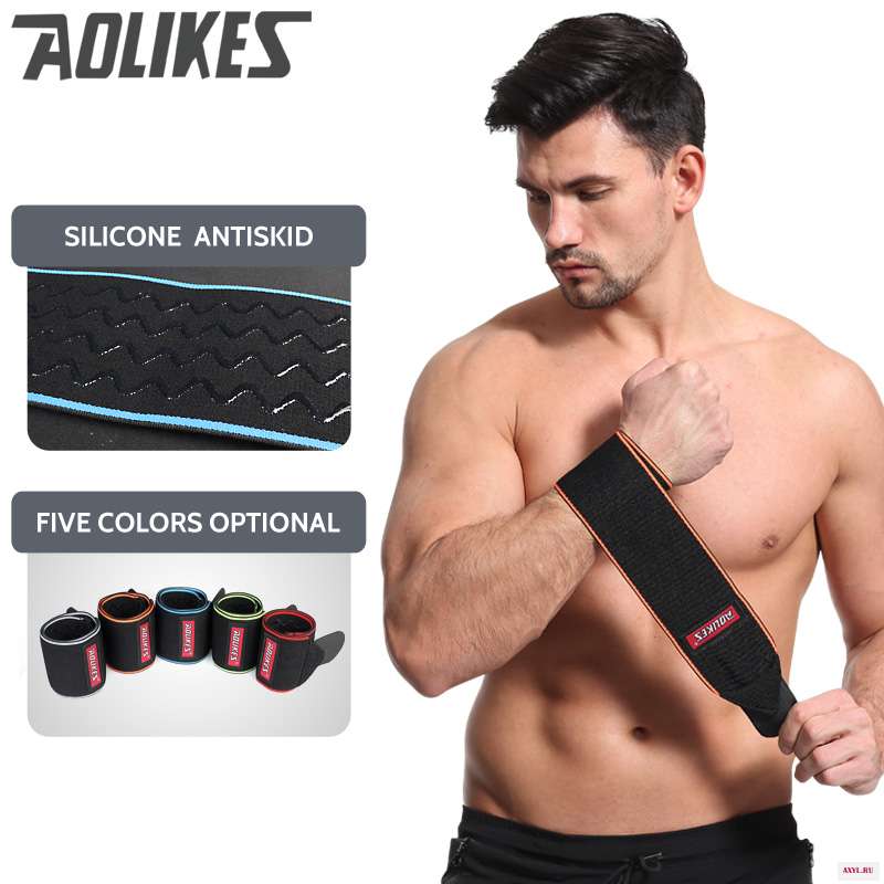 Спортивные повязки на запястье AOLIKES 2 шт./лот поддерживающий ремешок повязка руку спрей восстанавливающий