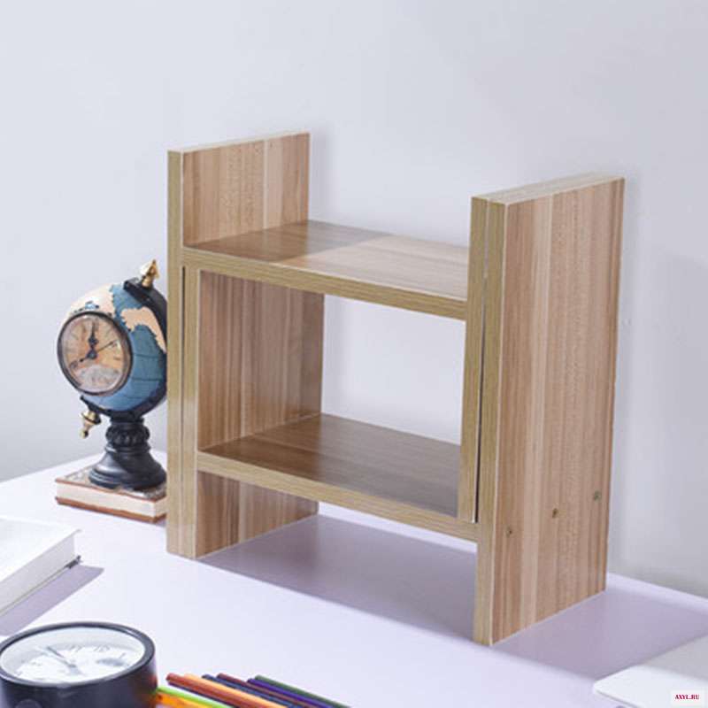 DIY многофункциональная настольная книжная полка выдвижной книжный шкаф для детей Студенческая мини простая