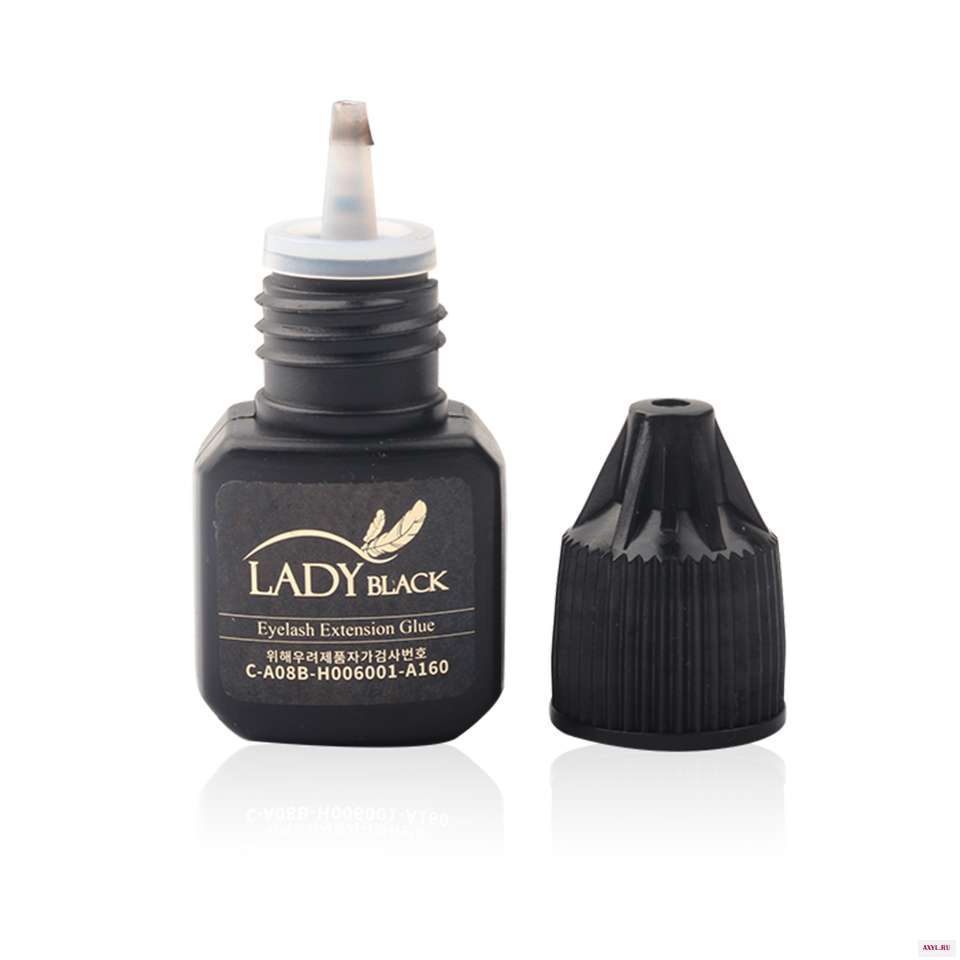 Ladyblack клей для отдельных ресниц быстросохнущий наращивания и увеличения объема безопасный накладных