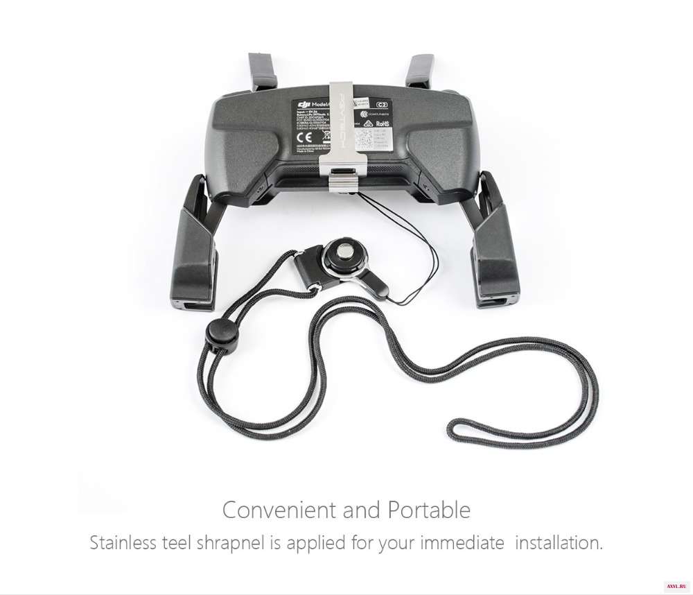 PGYTECH-Remote-Controller-Clasp-Length-of-the-Lanyard-is-Adjustable-Neck-Sling-for-DJI-Spark-Drone (1)
