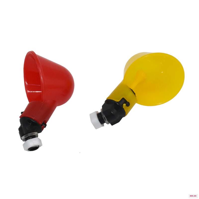 Автоматическая поилка для курицы 1 шт. кормушка пластиковая чашка питья птицы легко устанавливается винты