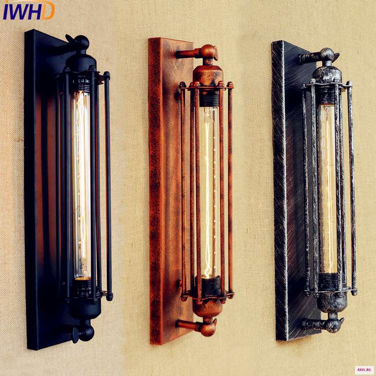 Винтажный настенный светильник Эдисона в стиле ретро|lampe murale|edison wall sconcewall sconce |