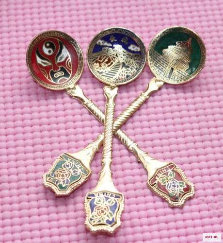 wholesale-10Pcs-Traditional-Chinese-Panda-Dragon-Facial-makeup-Cloisonne-Spoon(5)
