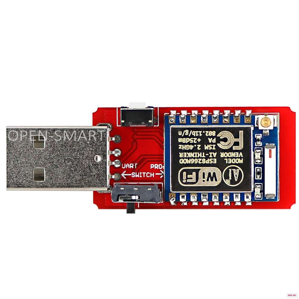 Открытый интеллектуальный USB к ESP8266 ESP 07 Wi Fi модуль встроенный антенный 2 4 г последовательный трансивер для