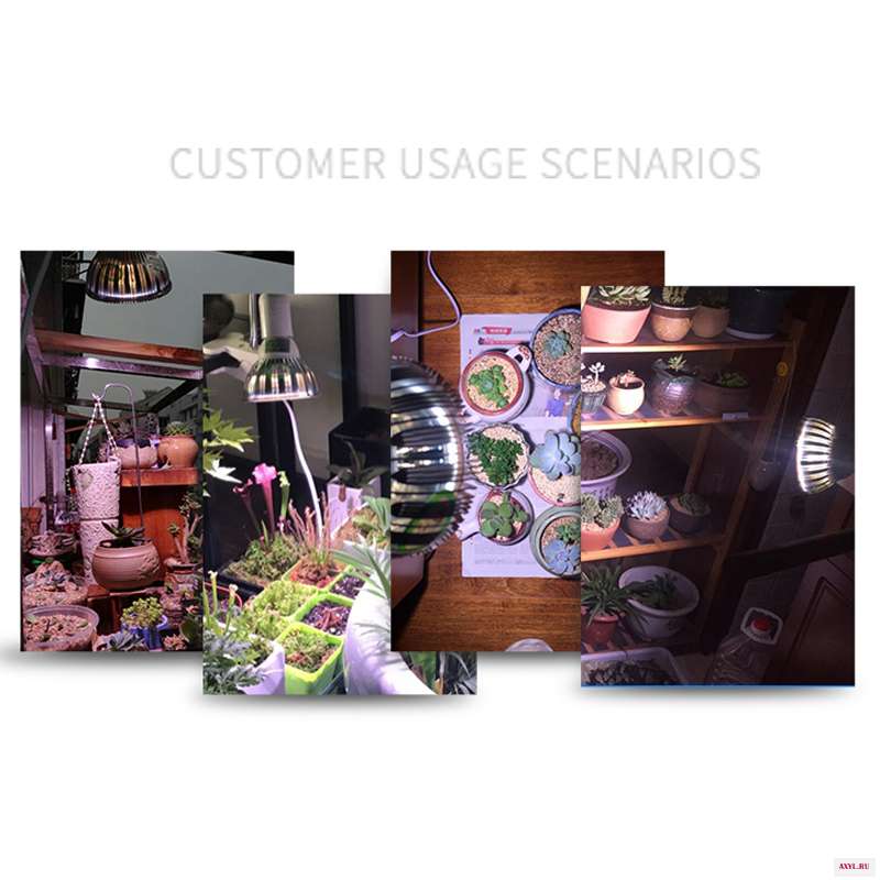 E27 18 Вт/20 Вт/24 Вт COB Par светодиодный светильник для выращивания растений Комнатное растение домашний дом