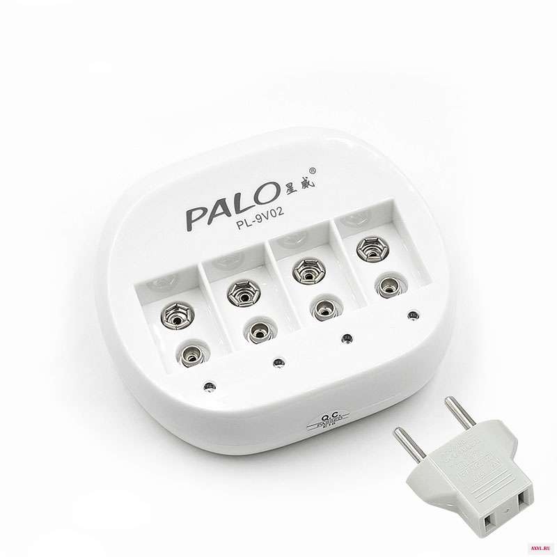 PALO 4 слота 9V 6f22 зарядное устройство мини Двойной аккумулятор для 6F22 литий ионная аккумуляторная батарея|battery