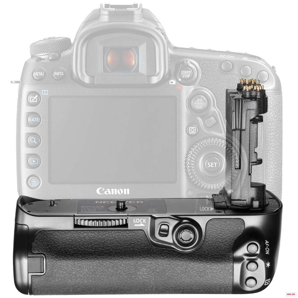 Батарейный блок Neewer для камеры Canon 5D Mark IV Сменный аккумулятор совместим с аккумуляторами BG E20 аккумулятором