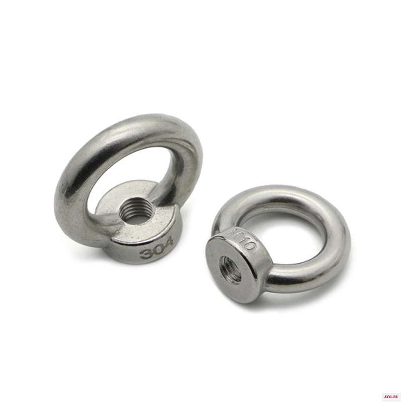 304 нержавеющая сталь плечевые подъемные гайки/винтовое кольцо eyebolt болты с зажимом гайки Винты M3 M4 M5 M6 M8 M10 M12