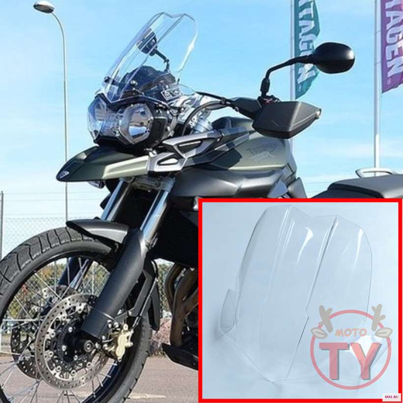 Мотоциклетный прозрачный ветровой экран TRIUMPH TIGER800XC 800XC TIGER 800 XC|Козырьки от ветра и ветр. щитки| |