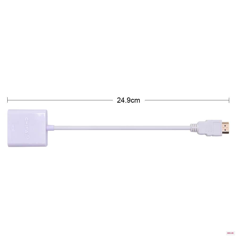 CHIPAL best Чипсет HDMI конвертер VGA HDMI2VGA Кабель адаптер для все в одном настольных ПК ноутбуков Tablet до 1080 P HDTV