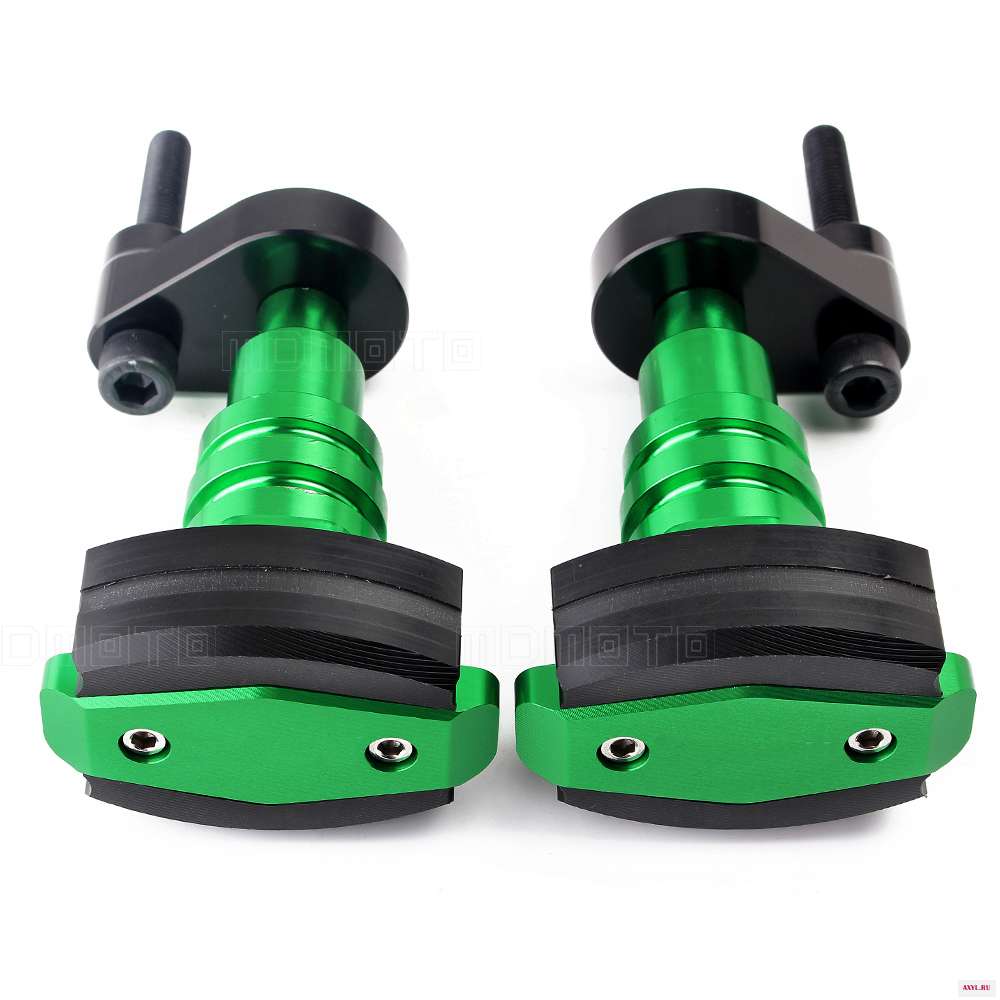 Для kawasaki ZX10R ZX 10R 2004 2005 CNC мотоциклетные противоударные колодки выхлопная рама слайдеры защитные боковые