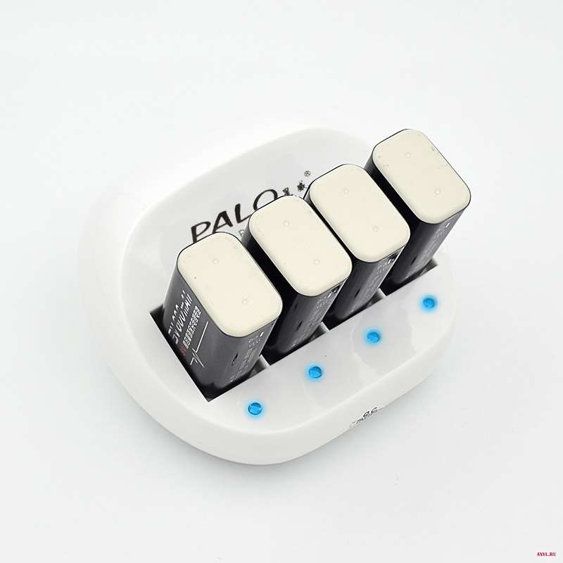 PALO 4 слота 9V 6f22 зарядное устройство мини Двойной аккумулятор для 6F22 литий ионная аккумуляторная батарея|battery