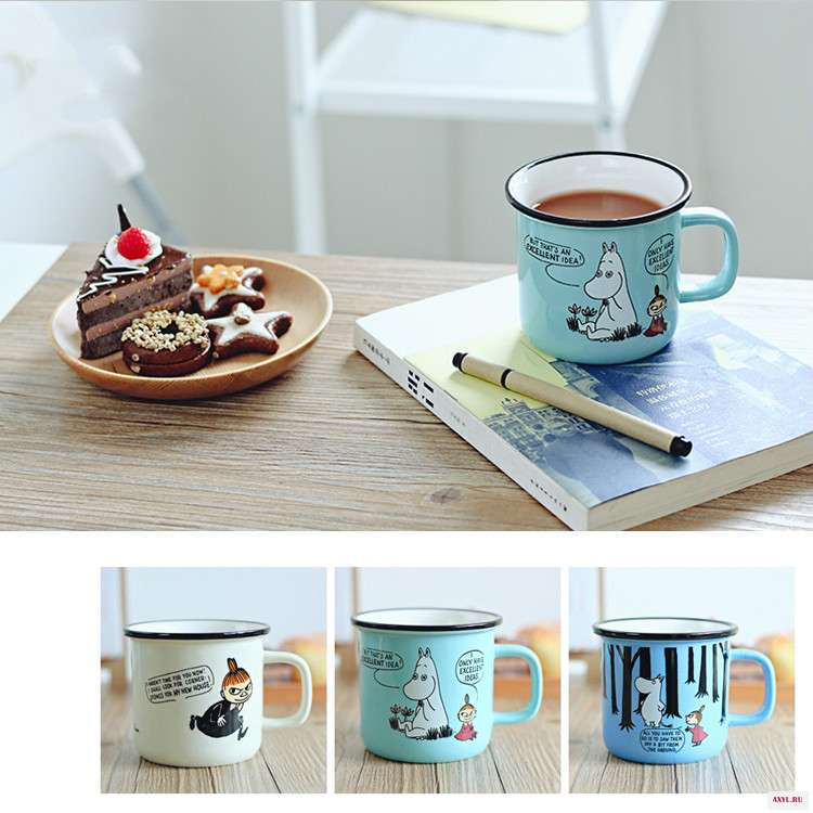 Moomin керамическая чашка для влюбленных подруг подарок на день рождения прекрасный Бегемот маленькая моя